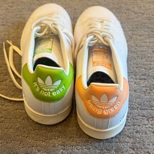 Adidas Stan Smith Kermit and Miss Piggy Sneakers